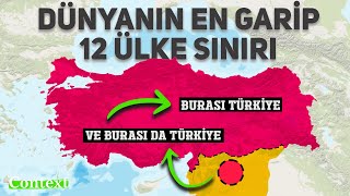 Dünyanın EN GARİP 12 Ülke Sınırı  TÜM BÖLÜMLER TEK PARÇA [upl. by Ahsilahs888]