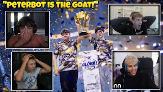 Streamers REACT to Peterbot INSANE Solo Clutch Bucke Stable Ronaldo MrSavage [upl. by Manton]