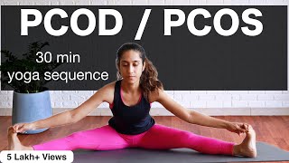 Yoga for PCOD  PCOS  Hormonal Imbalance  Cure PCOD  Yogbela [upl. by Oflunra16]