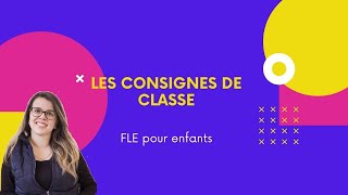 Les consignes de classe  Class instructions  French for kids  Francês com Marianá [upl. by Nowed]