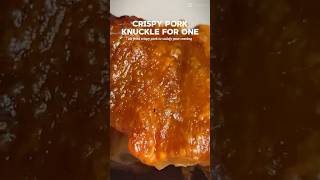 Crispy Pork Knuckle For One [upl. by Odlopoel]