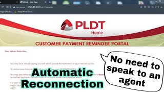 How to Automatically Reconnect Restricted internet PLDT Naputulan nang internet [upl. by Aivital]