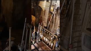 Unbelievable JESUS STONE OF UNCTION in Holy Sepulchre Jerusalem israel [upl. by Nyrat266]