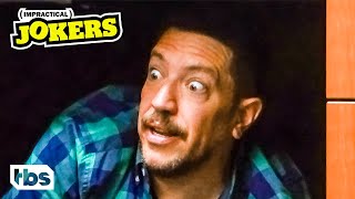 Sal Hides From His “Boss” Under a Temp Worker’s Desk Clip  Impractical Jokers  TBS [upl. by Kussell797]