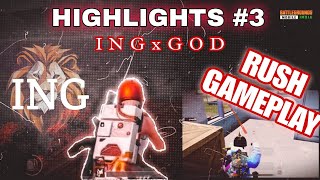 HIGHLIGHTS 3  BGMI ESPORTS PLAYER  IPHONE 12 GAMEPLAY  TEAM ING [upl. by Yuri]