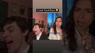 Coach Vocal React  la puissance du scream 😱 [upl. by Ruelle644]