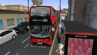 OMSI 2  AlexanderDennis Enviro 400 MMC London Spec  Lets Play  Route 68  London Add On  HD [upl. by Leunamne]