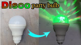 make Disco party bulb  homemade Disco light [upl. by Eylrahc]