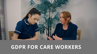 GDPR for Care Workers  CareTutor [upl. by Nilknarf315]