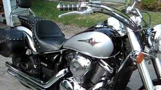 07 Kawasaki Vulcan 900 with Cobra pipes [upl. by Weidman526]