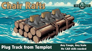 S2 E37 Chair Rafts  More 3d printed model railway track from Templot [upl. by Anatsirhc88]