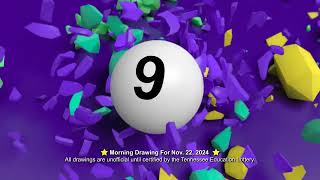 Tennessee Lottery MorningC3C4WB 11222024 [upl. by Weihs]