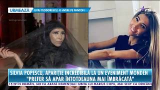 Silvia Popescu apariție incredibilă la un eveniment monden [upl. by Croydon]