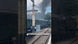 BR 4MT 80151 power out of horsted Keynes station the bluebell railway [upl. by Bacon]