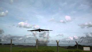 B52 Take off at very close quarters indeed [upl. by Akenit]