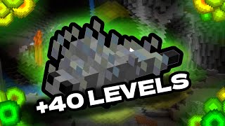 Minecraft Silverfish XP FARM 121  1 Potion  40 LEVELS 🪳 [upl. by Lletnwahs]