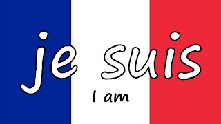 🇫🇷 ✔️French Verbs ÊTRE to BE in PRESENT Tense👩‍🏫 🇫🇷 [upl. by Eiryt]