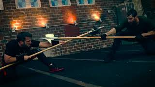 Halberd Fight Ben Aycrigg v Billy Matt Thompson [upl. by Swift]