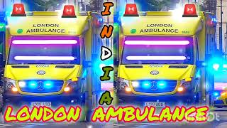 LONDON 👮‍♂️AMBULANCE 🚑🚑🚑 YELLOW VAN SIREN INSTRUMENTAL 🚨 RINGTONE FX 2🔊 [upl. by Maria]