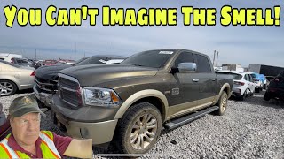 I Found A HUGE Surprise Inside This Ram 1500 Longhorn Truck Copart Walk Around [upl. by Sylvester]