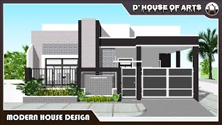 Modern House Design Ideas  Maximized Lot of 10m x 10m Bungalow House Designs  3 Bedrooms amp 2 TampB [upl. by Analad640]