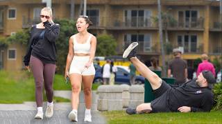 Funny WET FART Prank at the Beach Welcome to the BBQ [upl. by Carlita434]