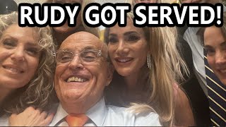 Rudy Giuliani Served After Bragging [upl. by Viki]