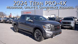 New 2024 Nissan Titan PRO4X w Moonroof Utility amp Convenience PackagesNissan of Cookeville [upl. by Sylram]