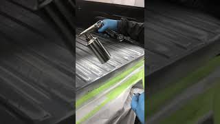 Aftermkt Armor Being Applied to a Truck Bed [upl. by Parnas]