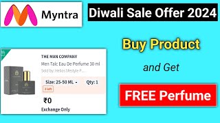 Myntra FREE Perfume Offer ll Myntra Coupon Code 2024 l Myntra Diwali Sale 2024 l myntra coupon code [upl. by Egiedan]