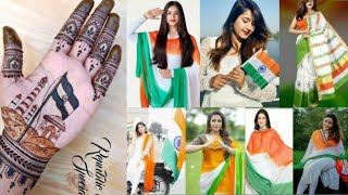 Independence Day dress ampmehndi designamp15 August dressmehndi design ideas [upl. by Akcira]