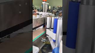 How to printing stickers on plastic bottle youtube shorts Nmk669 sticker machine youtubeshorts [upl. by Link]