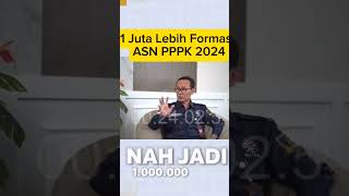 Pemerintah Buka Satu Juta Formasi PPPK 2024 pppk pppkguru pppk2024guru pppkhonorer pppk2024 [upl. by Ynnek151]