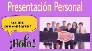 ¿Cómo presentarse A11 español spanish learning a1 aprender basic presentation tutorial [upl. by Atirak]