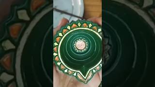 Diwali Diya Painting 🎨🖌️  DIY  Diwali Vibes diwali diwalispecial shortsfeed shorts [upl. by Mazman718]