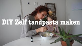 DIY Zelf tandpasta maken [upl. by Terbecki]