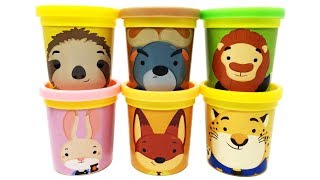 6 Zootopia PlayDoh Can Heads amp Toys Flash Bogo Lionheart Judy Hopps Nick Wilde Clawhauser [upl. by Currie]