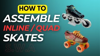 Buy Pro Skates How to Assemble InlineQuad Skates  Skate World Academy skating [upl. by Mauchi]