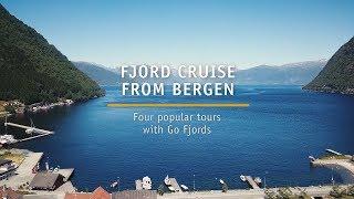 Four popular fjord cruises from Bergen Norway [upl. by Reffinnej]