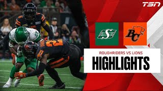 CFL Week 17 Roughriders vs Lions Full Highlights [upl. by Timi]