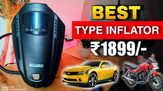 Best Tyre Inflator for Car amp Bike in India Under 2000 🔥 AGARO Primo High Power Digital Tyre Inflator [upl. by Oicnedif976]