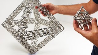 Giant Magnet Octahedron  Magnetic Games [upl. by Aiciled]