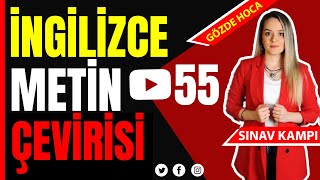 İNGİLİZCE METİN ÇEVİRİ DERSİ I GÖZDE HOCA [upl. by Salomi60]