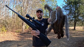 Hunting Skinning AND Cooking SQUIRRELS CRICKET 22 LR [upl. by Esimorp888]