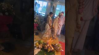 Madhu Nikhil ❤ viralvideo madhugowda nikhilnisha nidhu wedding shortsviral marriage love [upl. by Lozano]