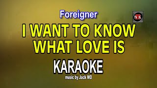 I Want To Know What Love Is  new mix KARAOKEnuansamusikkaraoke [upl. by Oletta]