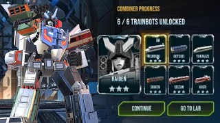 ALL PART OF RAIDEN UNLOCKED  TRANSFORMERS NEW COMBINER [upl. by Huggins841]