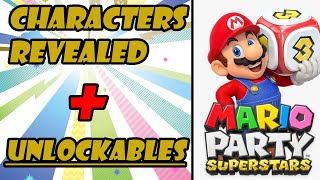 Mario party superstars ALL Playable Characters and Unlockable Characters [upl. by Emeric636]