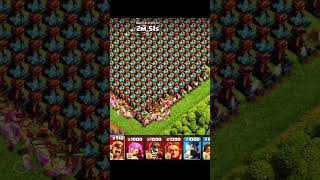 1000 Super Barbarian Vs Tesla TowersClash of Clanscoc new video coc youtube new gaming shorts [upl. by Frey]