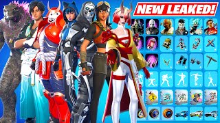 NEW Chapter 6 ALL Leaked Cosmetics Battle Pass amp OG Pass Godzilla Renegade Raider Baymax amp More [upl. by Rammaj]